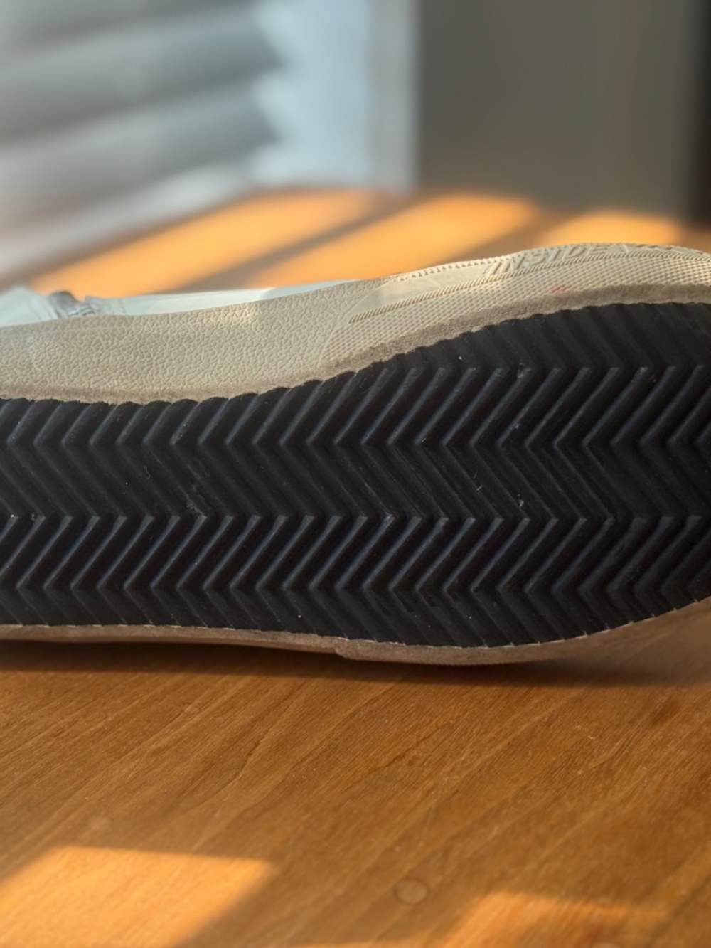 Golden Goose High Top Slide Women 38 Ivory Ecru Leather Distressed Suede GGDB - Picture 15 of 15